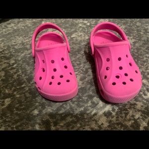 Pink toddler Crocs